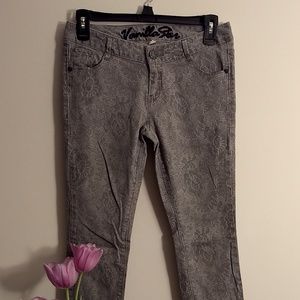 Vanilla Star Pants - Vanilla Star Patterned Skinny Jeans Vanilla Star Pants - Vanilla Star Patterned Skinny Jeans